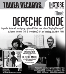 Depeche Mode in store signing